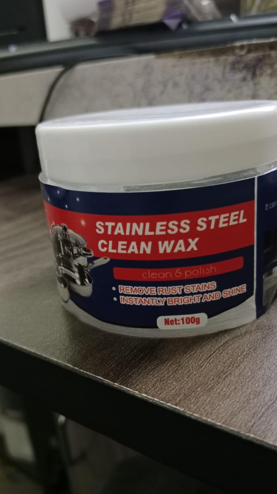 Stainless Steel Cleaning Wax- 100g